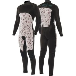 Vissla 7 Seas Raditude 3/2mm Full Chest Zip Wetsuit -Free Tide Area 7SEASNIGHT4