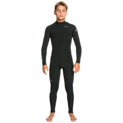 Quiksilver Boy's (8-16) 4/3mm Everyday Sessions Back-Zip Fullsuit