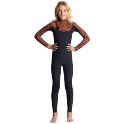 Billabong Girls' 3/2mm Salty Dayz Chest Zip Full Wetsuit