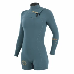 Manera Women's Seafarer Hybrid 3/2mm Chest Zip Long Sleeve Springsuit -Free Tide Area SeafarerHybrid3 2mmChestZipLongSleeveSpringsuit