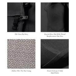 Vissla Boys 7 Seas Raditude 3/2mm Chest Zip Fullsuit -Free Tide Area Vissla Boys SevenSeas Raditude 32mm ChestZip Fullsuit2