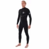 Rip Curl E-Bomb 3/2mm Chest Zip Fullsuit -Free Tide Area WSMYHE blk front