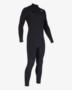 Billabong 3/2mm Furnace Chest Zip Fullsuit -Free Tide Area abyw100186 billabong v blk frt2