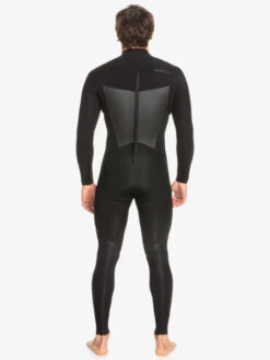 Quiksilver 3/2mm Marathon Sessions Back-Zip Fullsuit -Free Tide Area eqyw103179 quiksilver w kvd0 bck1