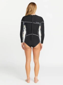 Volcom Women's Modulator 1MM Long Arm Back Zip Wetsuit -Free Tide Area modlongarm6