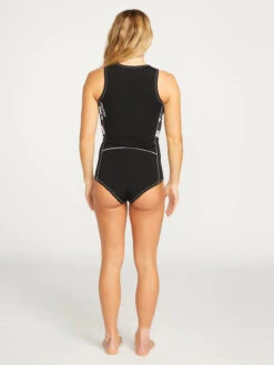 Volcom Women's Modulator 1MM Front Zip Short John Wetsuit -Free Tide Area modulator7