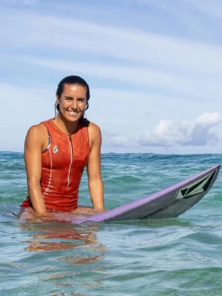 Volcom Women's Modulator 1MM Front Zip Short John Wetsuit -Free Tide Area modulator9