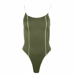 The Salsa Verde Swim One Piece -Free Tide Area on